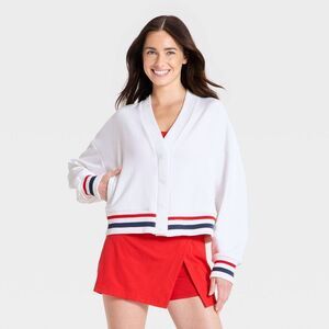 Women's Americana Cardigan - JoyLab White S